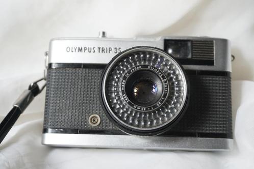 Olympus Trip 35 en zijn Zuiko 40 mm 2.8-lens, Audio, Tv en Foto, Fotocamera's Analoog, Gebruikt, Compact, Olympus, Ophalen of Verzenden