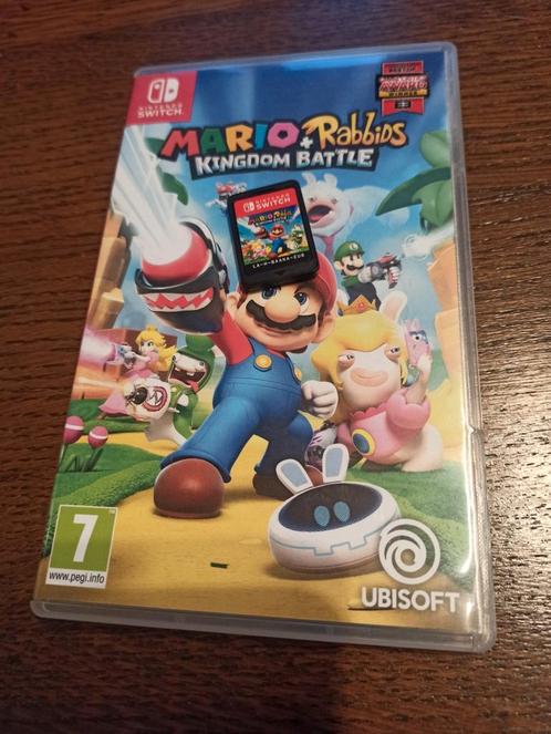 Mario + Rabbids Kingdom Battle, Switch, Consoles de jeu & Jeux vidéo, Jeux | Nintendo Switch, Comme neuf, Autres genres, À partir de 12 ans