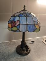 Vintage Tiffany tafellamp glas/lood, Ophalen