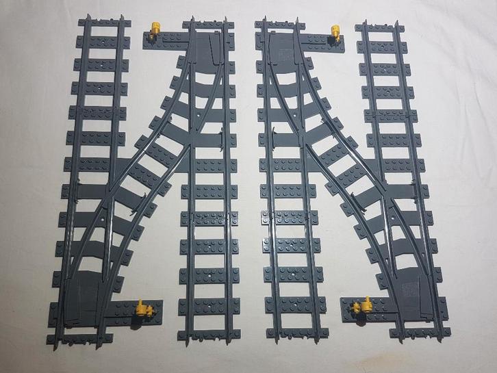 Wissels RC lego trein rails 60238, 7895, 7996 MOD (1), Enfants & Bébés, Jouets | Duplo & Lego, Comme neuf, Lego, Briques en vrac