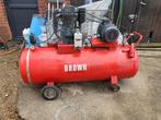 BROWN 300 zwaar prof.Compressor 380v 12bar 300L tang.werk he, Doe-het-zelf en Bouw, Compressors, 800 liter/min of meer, Ophalen of Verzenden