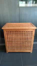Opbergkist / wasmand in teak, Ophalen, Gebruikt, 50 tot 75 cm, Teakhout