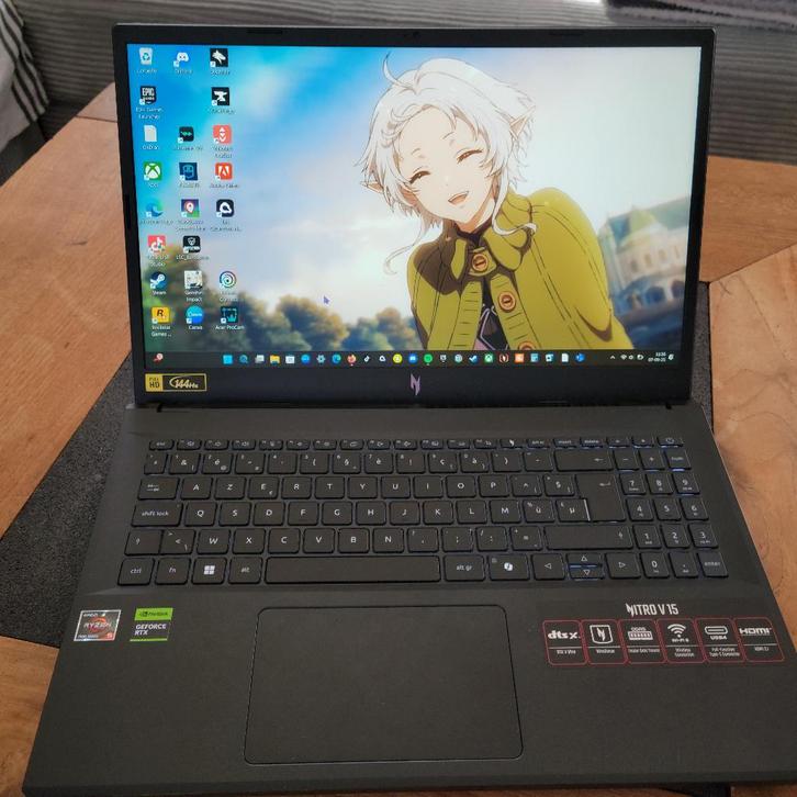 acer nitro v15 gaming-pc, Computers en Software, Desktop Pc's, Gebruikt, 3 tot 4 Ghz, SSD, 16 GB, Met videokaart, Gaming, Ophalen