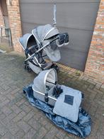 Duo buggy met met basinet maxi cosi adaptors en extra, Kinderen en Baby's, Ophalen, Zo goed als nieuw, Overige merken, Zonnekap