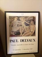 Affiche Paul Delvaux 60 cm par 70 cm, Antiquités & Art, Enlèvement