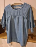 Blouse jeanslook 'Mustang' (maat: 38), Mustang, Blauw, Maat 38/40 (M), Ophalen of Verzenden