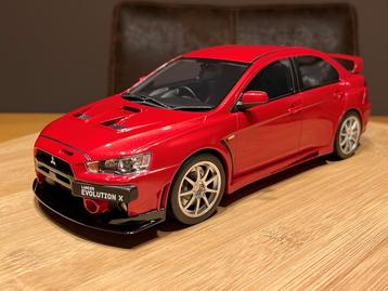 Mitsubishi Lancer Evo X FQ-400 rood 1:18 OttO Mobile OT1084 beschikbaar voor biedingen