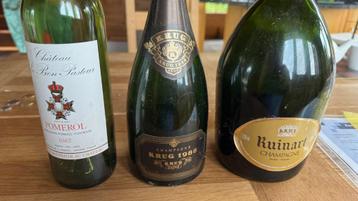 Verzamelflessen (leeg), Pomerol Krug Ruinart beschikbaar voor biedingen