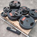 165 Kilo Pt Essentials Gewichten Set + Olympische Barbell, Sport en Fitness, Ophalen, Zo goed als nieuw