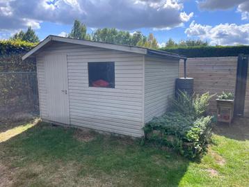 GRATIS tuinhuis 336x256cm met scharnierdeur en raam beschikbaar voor biedingen