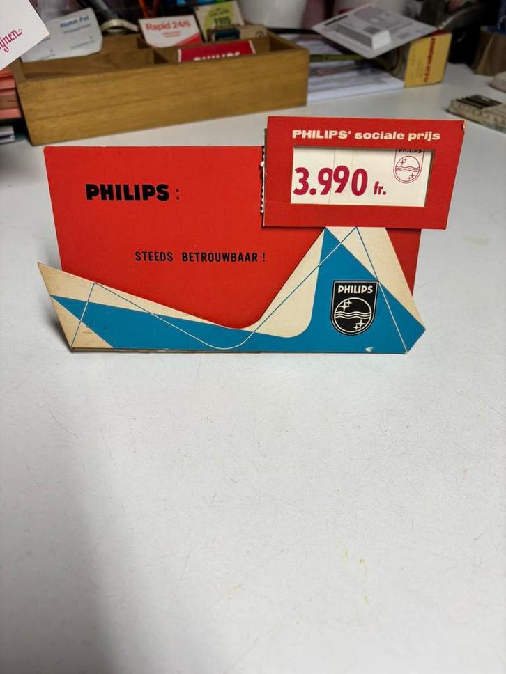 Écran Philips fabriqué en Belgique 1959, Collections, Marques & Objets publicitaires, Enlèvement ou Envoi