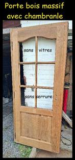 Porte intérieure bois massif, Bricolage & Construction, Châssis & Portes coulissantes, 75 à 150 cm, Enlèvement, Utilisé, Autres types