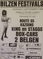 Affiche Bilzen Festivals 1 september 1985 originaal 60x44cm, Verzamelen, Posters, Deurposter of groter, Ophalen of Verzenden, Muziek