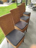 4 Rotanstoelen, Ophalen, Riet of Rotan, Gebruikt, Bruin