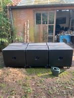 Te koop: Set van 6 Electro Voice DML 2181 met RCF LF18G401, Ophalen, Gebruikt