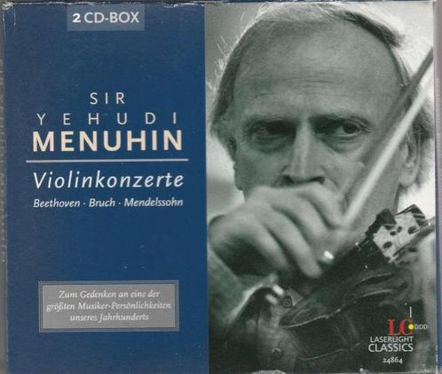 2 CD box - Sir Yehudi Menuhin, CD & DVD, CD | Classique, Comme neuf, Orchestre ou Ballet, Classicisme, Coffret, Enlèvement ou Envoi
