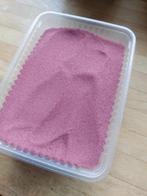 DECORATIEZAND - ROZE - zeer fijne korrel - 1,350kg, Ophalen, Zo goed als nieuw