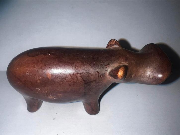 Nijlpaardje en schildpadje in soapstone, Antiek en Kunst, Antiek | Keramiek en Aardewerk, Ophalen