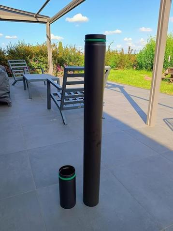 nieuwe kachelpijpen voor pelletkachel diameter 100, Enlèvement, Neuf, Autres carburants, Poêle à granulés