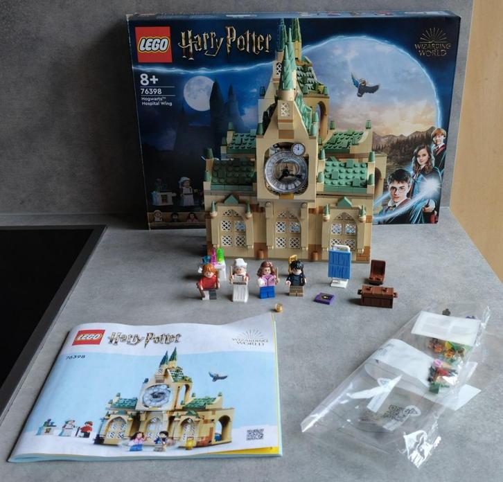 lego harry potter 76398 zweinstein ziekenhuis vleugel, Kinderen en Baby's, Speelgoed | Duplo en Lego, Zo goed als nieuw, Lego