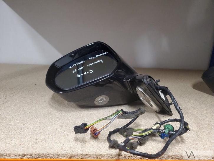 Citroen C4 picasso 2006 -2014 spiegel links 14 draden memory, Auto-onderdelen, Spiegels, Citroën, Gebruikt, Ophalen of Verzenden