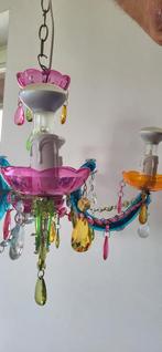 Schitterende hanglamp, Ophalen, Zo goed als nieuw, Glas