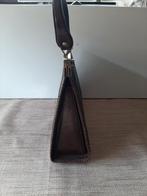 handtas bruin vintage slangen leder, Handtassen en Accessoires, Tassen | Damestassen, Ophalen of Verzenden, Bruin, Handtas