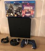 Ps4 slim 500 gb met 3 games, Ophalen of Verzenden, Zo goed als nieuw, Slim