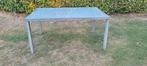 Tuintafel met 4 stoelen + 2 met schade, Tuin en Terras, Tuintafels, Ophalen, Gebruikt, Rechthoekig, Aluminium