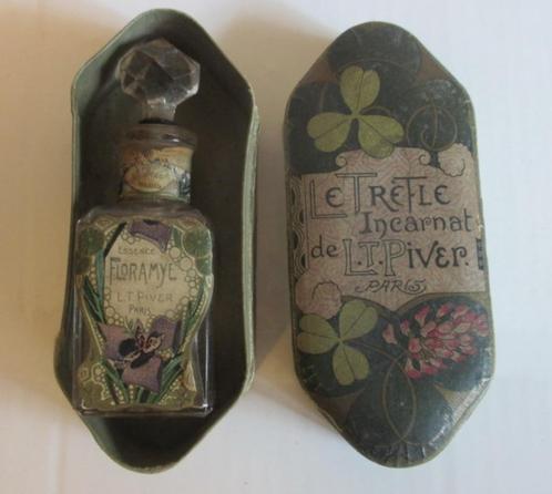 flacon de parfum art nouveau rare Piver Essence Floramye, Antiquités & Art, Curiosités & Brocante, Envoi