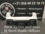 BMW X3 G01 M-SPORT M-PAKKET ACHTERBUMPER 2017-2021 ORIGINEEL, Gebruikt, Ophalen of Verzenden, Bumper, Achter