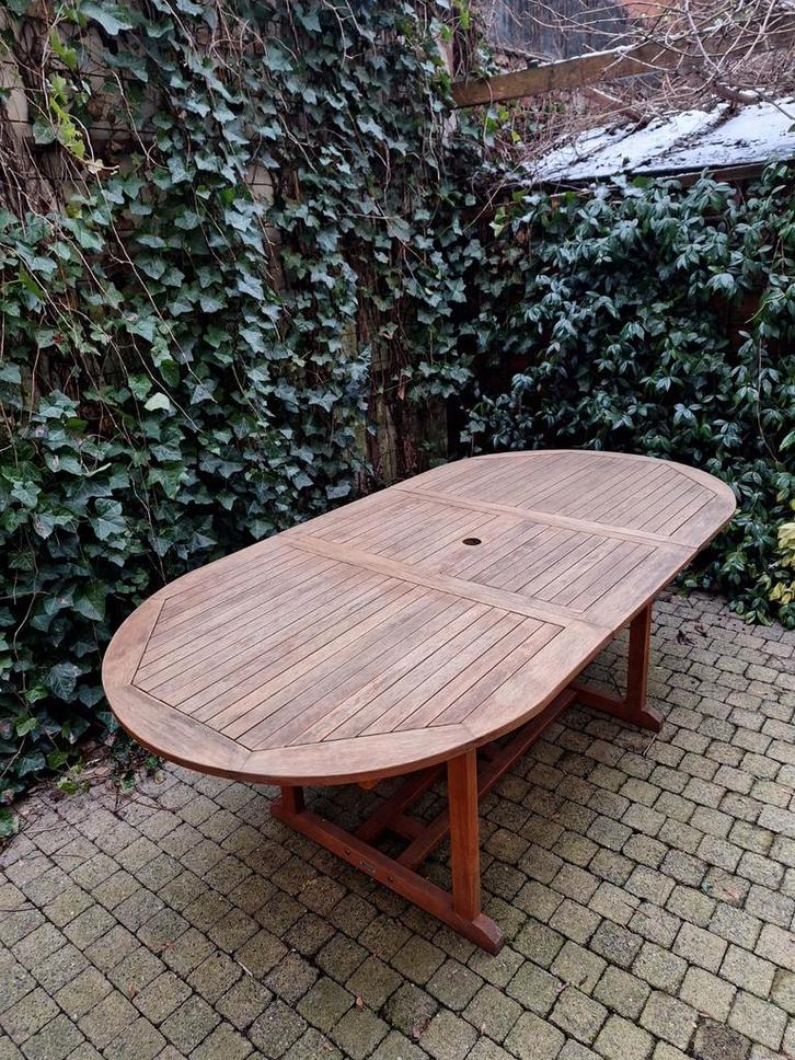 Tuintafel 200cm x 100 cm x 75 cm, Tuin en Terras, Tuintafels, Ophalen