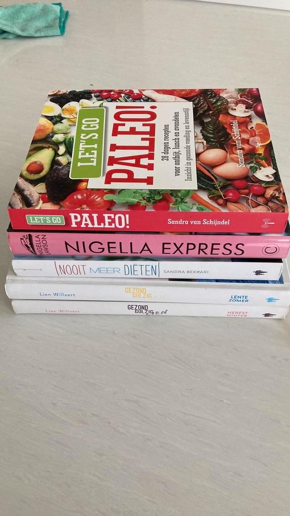 Setje van 5 kookboeken, Boeken, Kookboeken, Zo goed als nieuw, Ophalen