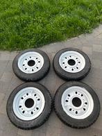 Fiat 500 oldtimer set velgen met banden., Auto-onderdelen, Banden en Velgen, Ophalen, Gebruikt, 12 inch, Band(en)