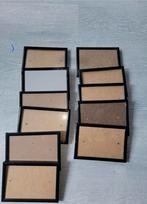 11 zwarte fotokadertjes kunststof, Ophalen of Verzenden, Zo goed als nieuw, Kunststof