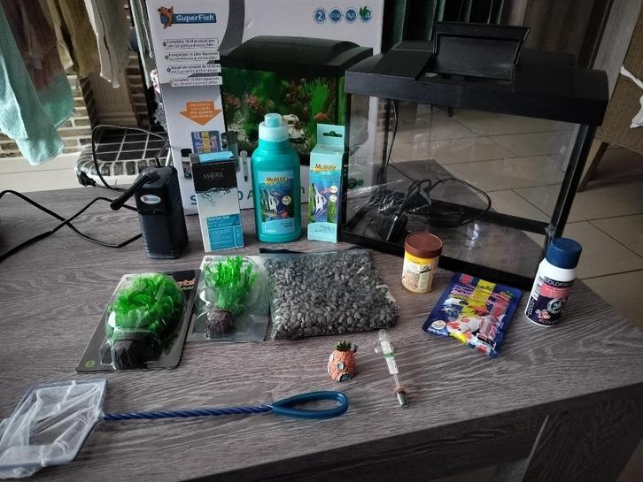 Aquarium + toebehoren, Dieren en Toebehoren, Vissen | Aquaria en Toebehoren, Gebruikt, Leeg aquarium, Ophalen