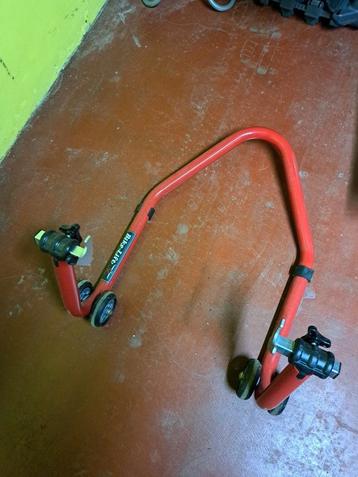Paddock stand bike lift met adapter, achterwiel  beschikbaar voor biedingen