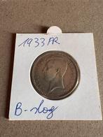 20 francs 1933 Belgique « FR » B battle », Enlèvement ou Envoi, Monnaie en vrac, Argent, Argent