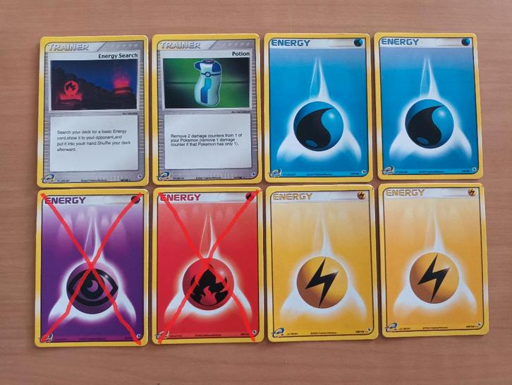 Pokémon Ruby & Sapphire set (juli 2003), Hobby en Vrije tijd, Verzamelkaartspellen | Pokémon, Zo goed als nieuw, Meerdere kaarten