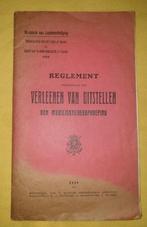 1939 Reglement van mobilisatieheroproeping NL/FR, Overige soorten, Boek of Tijdschrift, Ophalen of Verzenden