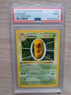 Pokemon First edition PSA9, Hobby en Vrije tijd, Ophalen of Verzenden, Nieuw, Meerdere kaarten