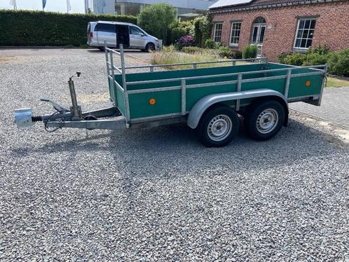 Aanhangwagen Hapert dubbelasser, Auto diversen, Aanhangers en Bagagewagens, Gebruikt, Ophalen