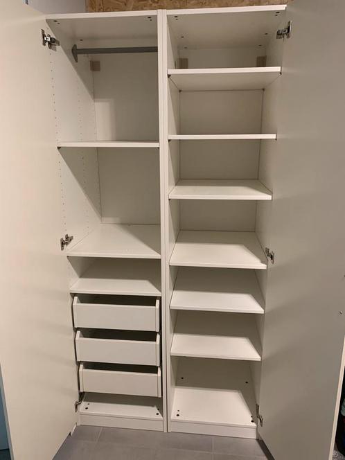 Ikea Pax kast kledingkast wit, Huis en Inrichting, Kasten | Kleerkasten, Gebruikt, 150 tot 200 cm, 50 tot 100 cm, 50 tot 75 cm