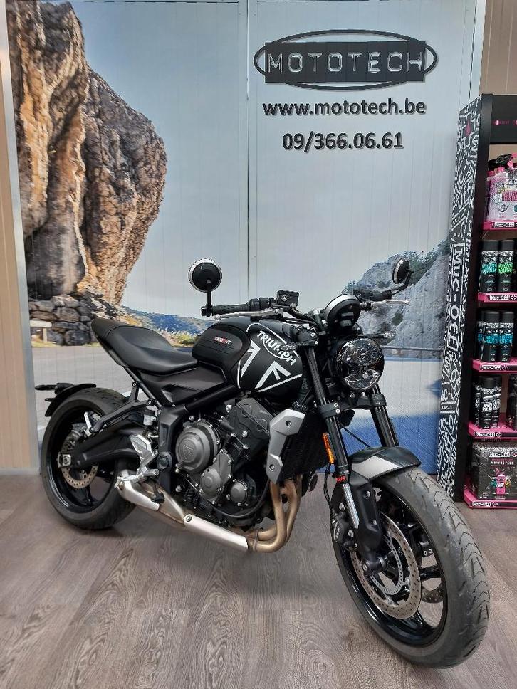 Triumph Trident 660, Motos, Motos | Triumph, Entreprise, Naked bike, plus de 35 kW, 3 cylindres, Permis Moto A, ABS, Éclairage LED