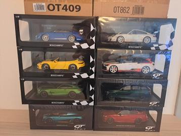 Collectie modelauto 1/18 OTTO GT Spirit Autoart Minichamps beschikbaar voor biedingen