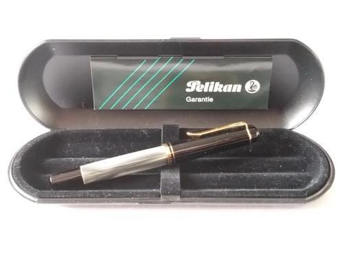 Pelikan M200 (oude stijl) vergulde edelstalen EF-Nib, Verzamelen, Pennenverzamelingen, Zo goed als nieuw, Vulpen, Overige merken