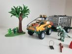 PLaymobil dinojager en auto - compleet, Ophalen of Verzenden, Zo goed als nieuw, Complete set