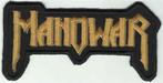 Manowar stoffen opstrijk patch embleem, Verzenden, Nieuw, Kleding