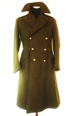 Lourd manteau capote "België" fabrication canadienne de 1940, Collections, Armée de terre, Envoi, Vêtements ou Chaussures