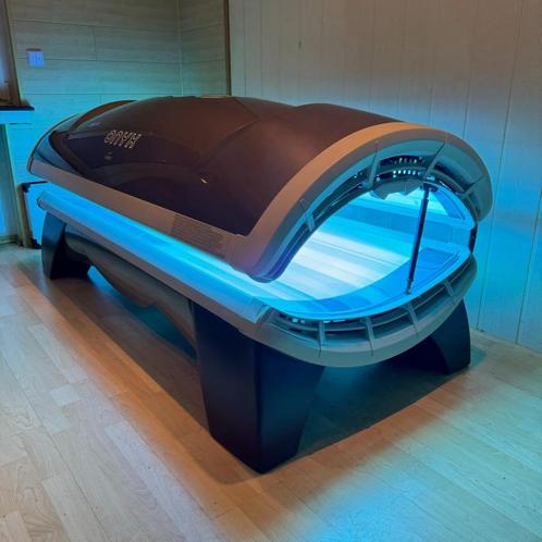 Hapro Onyx 26/1 Zonnebank + 1 jaar Garantie, Elektronische apparatuur, Zonnebanken en Gezichtsbruiners, Zo goed als nieuw, Zonnebank enkelzijdig
